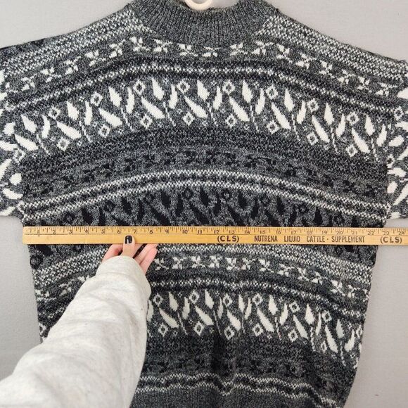 VTG American Pride Womens Pullover Sweater Size 18W Made in USA Gray Retro - Picture 3 of 6